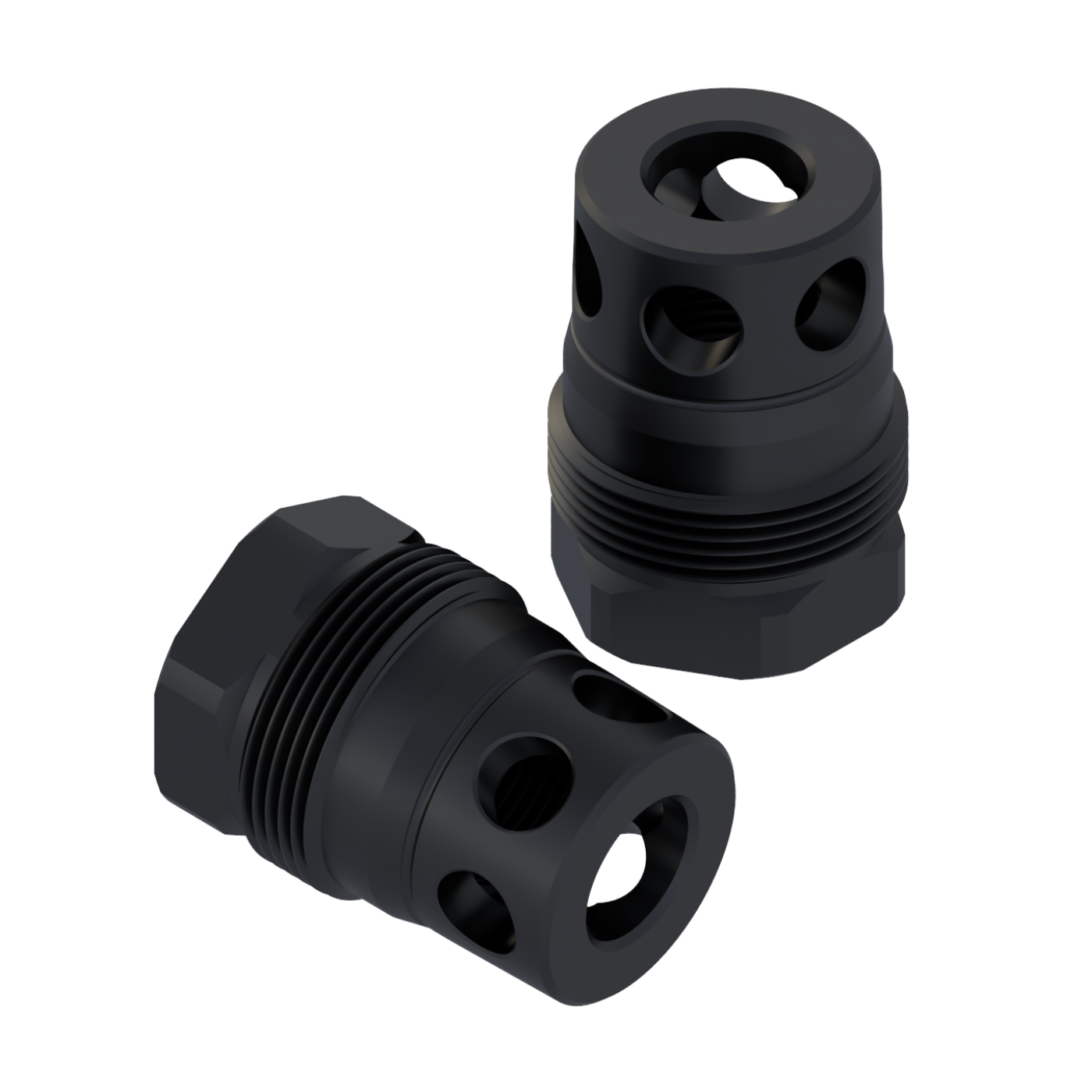 Comstock Recessed Micro Brake (1/2-28, 9mm bore) Plan-B Suppressor Mount - Image 2