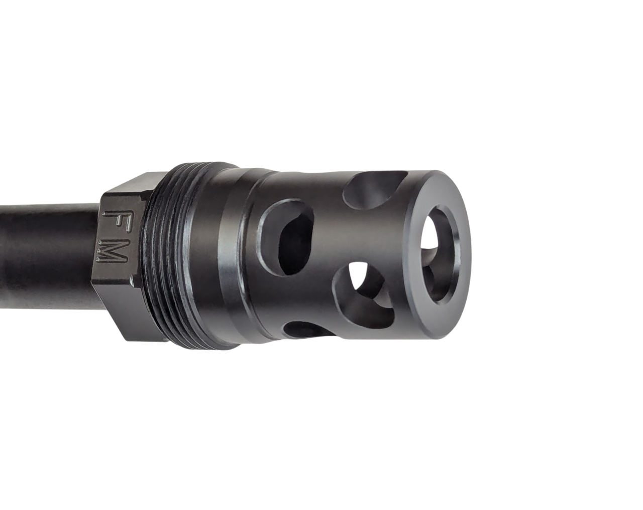 Comstock Facemount - Compact Muzzle Brake (1/2-28, 9mm bore) Plan-B Suppressor Mount - Image 3